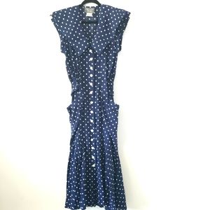 Rare Vintage Foxylady polka dot dress